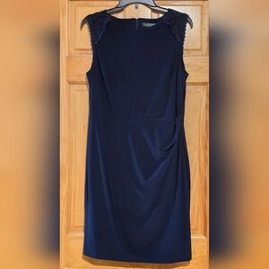 Ralph Lauren Navy Dress 14 Petite